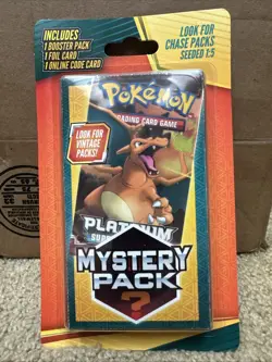 Pokemon Mystery Pack Chase VINTAGE Packs Seeded 1:5 Sealed PlatinumU - Image 1