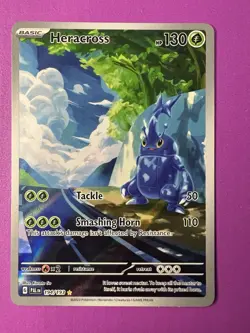 Heracross 194/193 Sv02: Paldea Evolved Illustration Rare Holo Pokemon TCG NM - Image 1