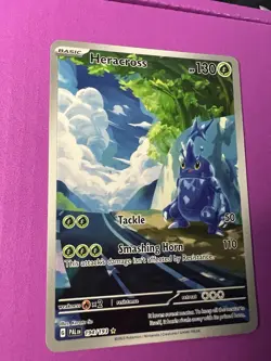Heracross 194/193 Sv02: Paldea Evolved Illustration Rare Holo Pokemon TCG NM - Image 5