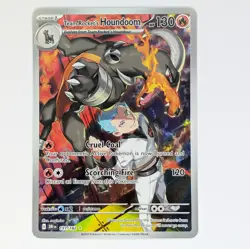 Team Rockets Houndoom 191/182 Destined Rivals Ultra Rare NM Pokemon TCG - Image 1