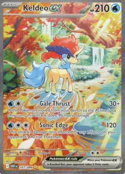 Pokemon TCG Keldeo ex 167/086 SV: White Flare Special Illustration Rare - Image 1