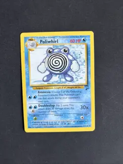 Pokemon TCG Poliwhirl Base Set 2 57/130 Regular Unlimited Uncommon - LP+ - Image 1