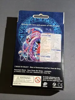 Yu Gi Oh Structure Deck Fury From The Deep 1st Edition English Eng Sd4 Sealed - Image 3