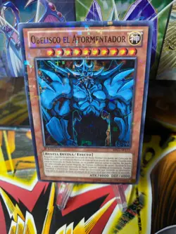 Yu-Gi-Oh! Obelisk the Tormentor BP02-SP125 Mosaic Rare 1st Edition Spanish NM - Image 1