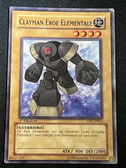 Yu-Gi-Oh! Comune Ita 1ed Dp1-it003 Clayman Eroe Elementale - Image 1