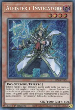 yu gi oh ita 1ed rara segreta ra04-it024 Aleister l'Invocatore - Image 1