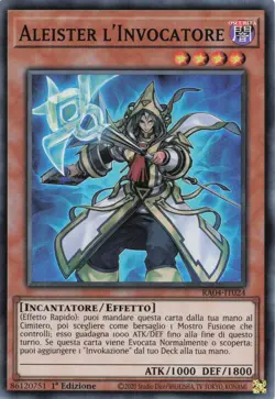 yu gi oh ita 1ed super rara ra04-it024 Aleister l'Invocatore - Image 1