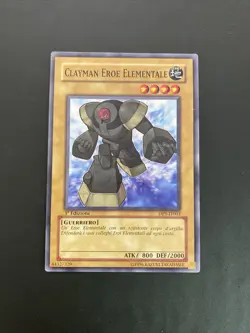 Yu-Gi-Oh! Comune Ita 1ed Dp1-it003 Clayman Eroe Elementale Near Mint - Image 1