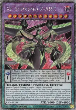yu gi oh ita 1ed rara segreta platino ra04-it284 Re Supremo Z-ARC - Image 1