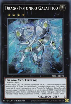 Yu gi oh ITA rara segreta mp24-it070 Drago Fotonico Galattico - Image 1