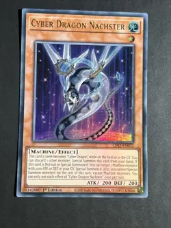 Yu Gi Oh Cyber Dragon Nachster Lds2-en032 Eng 1st Rara Oro Rare Yugioh - Image 1