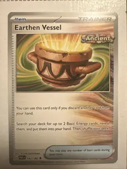 Earthen Vessel 163/182 Sv04: Paradox Rift Regular Card NM Condition - Image 1
