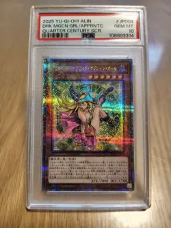 Dark Magician Girl PSA 10 25th Quarter Century Japan Yugioh Collector Card - Image 1