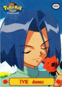 Pokemon TV10 James Card Puzzle 1999 Topps TV Series 1 TCG - Image 1