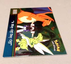 Pokemon A Way Off Day Off Card Foil Charizard Topps TV Animation Series 3 Rare - Image 5