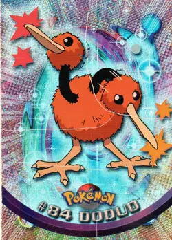 Pokemon #84 Doduo Card Holo Foil 1999 Topps Rare - Image 1