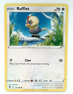 Pokemon Rufflet Card 131/189 Astral Radiance - Image 1