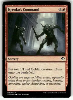 KRENKO'S COMMAND #25 MTG DUEL DECKS: SPEED VS. CUNNING - Image 1