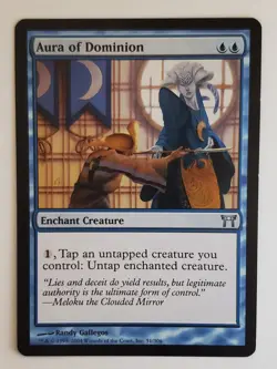 Lightly Played - MTG Aura of Dominion - Champions of Kamigawa - Image 1