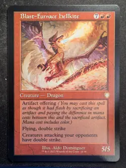 Blast-Furnace Hellkite - Retro - The Brothers War Commander (MTG) - Image 1
