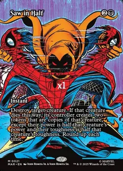 MTG Marvel Eternal-Legal MAR Saw in Half MINT - Image 1