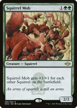 MTG - Squirrel Mob - Modern Horizons 2 - Magic the Gathering - Image 1