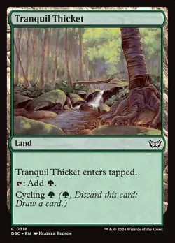 Tranquil Thicket - Duskmourn: House of Horror Commander DT - MTG - Image 1