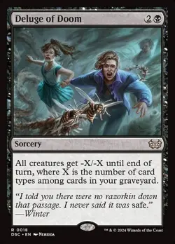 Deluge of Doom - Duskmourn: House of Horror Commander DT - MTG - Image 1
