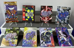Pokemon Weezing #110 Lot of 21 Cards and Stickers Weezing CGC Slab Pokemon Lot - Image 3