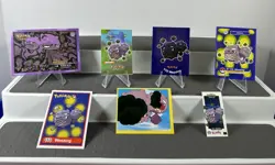 Pokemon Weezing #110 Lot of 21 Cards and Stickers Weezing CGC Slab Pokemon Lot - Image 5