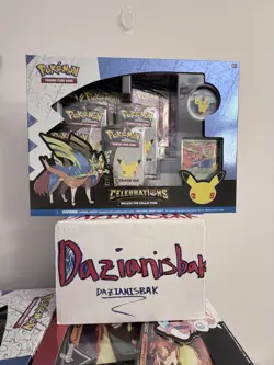 Pokemon TCG Celebrations 25th Zacian Deluxe Pin Collection Box New Sealed - Image 1