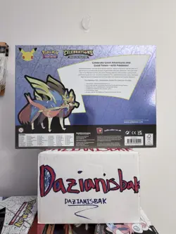 Pokemon TCG Celebrations 25th Zacian Deluxe Pin Collection Box New Sealed - Image 2