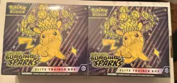 Pokemon TCG Surging Sparks Elite Trainer Box ETB 2x Sealed (LOT OF 2) - Image 1