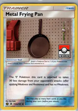 Metal Frying Pan 112a/131 (Pokemon League) - Pokemon Forbidden Light - Promo NM - Image 1