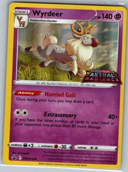 Wyrdeer SWSH206 - Pokemon SWSH Black Star Promos (Stamped) - Holo Promo (NM) - Image 1