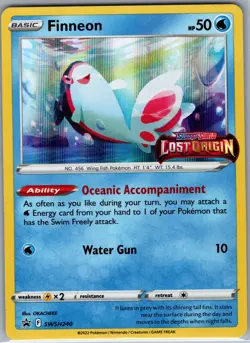 Finneon SWSH240 (Prerelease) - Pokemon SWSH Black Star Promos - Holo Promo (NM) - Image 1