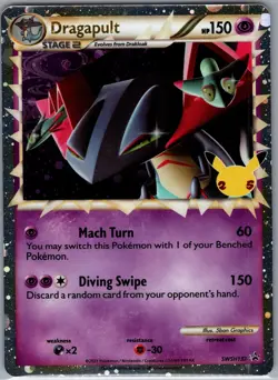 Dragapult SWSH132 - Pokemon 25th Anniversary Celebrations - Holo (NM) - Image 1