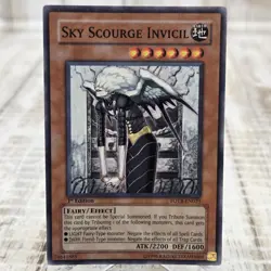 YUGIOH Card Sky Scourge Invicil (FOTB-EN023) 1st Edition - Image 1