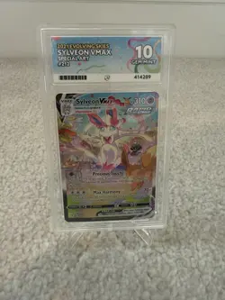 Sylveon VMAX Evolving Skies 212/203 ACE 10 Gem Mint Pokemon Card Slab - Image 1