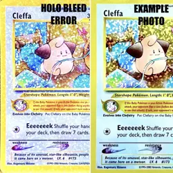 Cleffa Celebrations 20/111 HOLO BLEED ERROR Pokemon Card TCG 2021 Classic NM - Image 2
