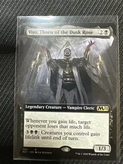 MTG - Vito, Thorn of the Dusk Rose (Extended Art) - Combined Shipping - Image 1
