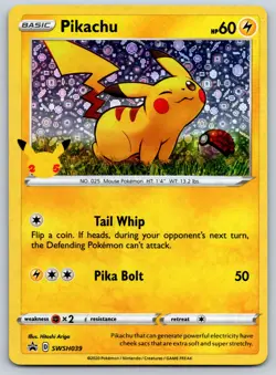 Pikachu - (General Mills) Promo Miscellaneous Cards & Products SWSH039 NM - Image 1