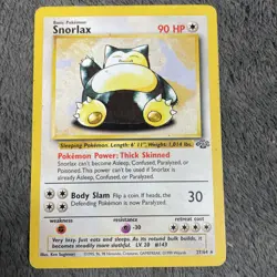 Pokemon TCG Jungle Non Holo Rare Bundle Snorlax Pinsir Pokemon Cards MP-HP - Image 4