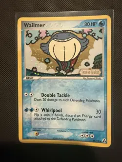 Pokemon TCG Wailmer 69/92 Legend Maker Reverse Holo Card (2006) - Image 1