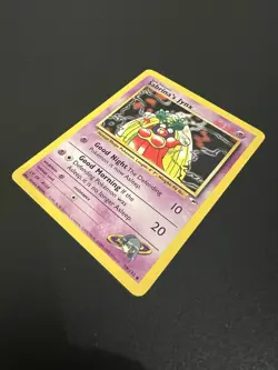 Sabrina’s Jynx 59/132 Gym Heroes Unlimited 2000 Pokemon Card Uncommon NM - Image 3