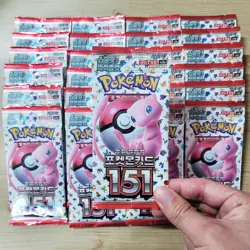 [25 Packs Set] Pokemon Card 151 Booster Korean Ver Factory Sealed Scarlet&Violet - Image 1