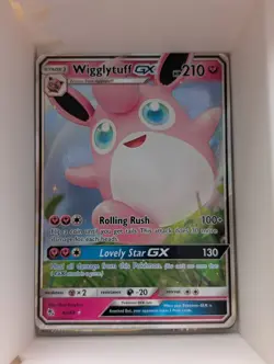 Pokemon TCG Wigglytuff GX Hidden Fates Holo Ultra Rare Card 42/68 - Image 1