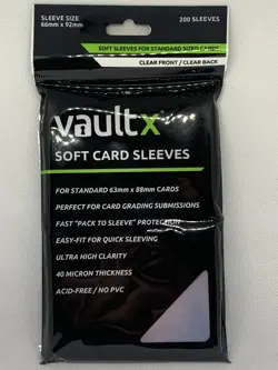 Vault X Soft Card Sleeves | 200 Pack | Pokemon | One Piece | MTG | Topps - Image 1