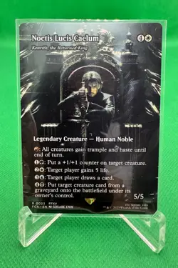 2025 Magic Final Fantasy #R0023 Noctis Lucis Caelum (Showcase) - Image 1