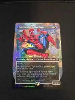 Spectacular Spider-Man (Borderless) Marvel's Spider-Man Foil - Image 1